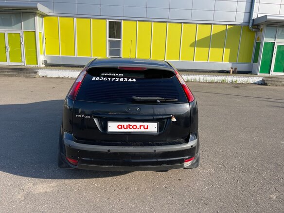 2006 Ford Focus II, чёрный, 350000 рублей - вид 3