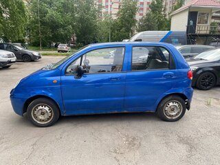 2008 Daewoo Matiz I Рестайлинг, синий, 170000 рублей, вид 4
