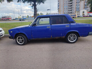 2001 Lada (ВАЗ) 2107, голубой, 75000 рублей, вид 4