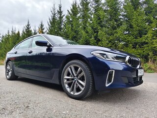2021 BMW 6 серии Gran Turismo 630d xDrive IV (G32) Рестайлинг, синий, 6700000 рублей, вид 3