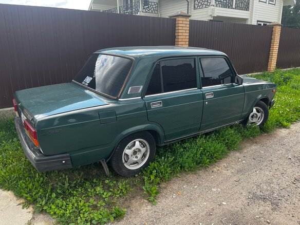 1998 Lada (ВАЗ) 2107, зелёный - вид 3