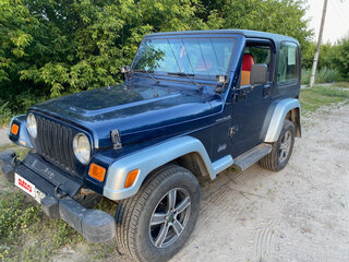 2001 Jeep Wrangler II (TJ), синий, 1500000 рублей, вид 2