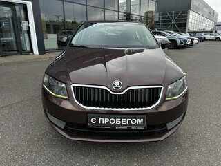 2014 Skoda Octavia III (A7), коричневый, 1195000 рублей, вид 3