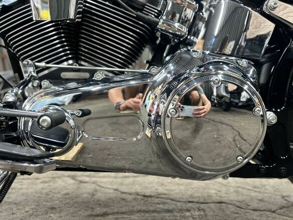 2010 Harley-Davidson Fat Boy, чёрный, 990000 рублей - вид 25