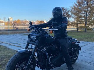 2021 Harley-Davidson Fat Bob, чёрный, 2600000 рублей, вид 4