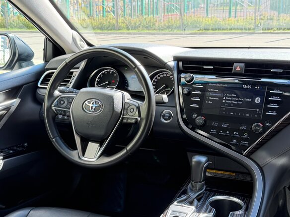 2019 Toyota Camry VIII (XV70), чёрный - вид 15