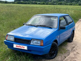 1996 Lada (ВАЗ) 2108, синий, 95000 рублей, вид 1