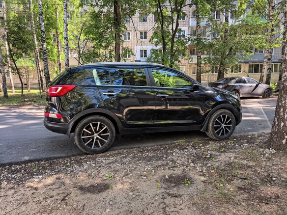 2012 Kia Sportage III, чёрный, 1200000 рублей - вид 4