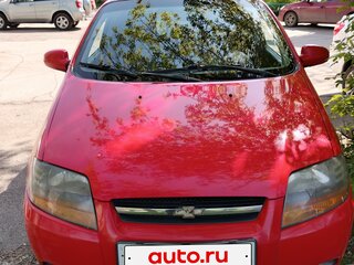 2005 Chevrolet Aveo I, красный, 230000 рублей, вид 1
