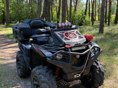 2019 Yamaha Grizzly 700, чёрный, 1350000 рублей, вид 1