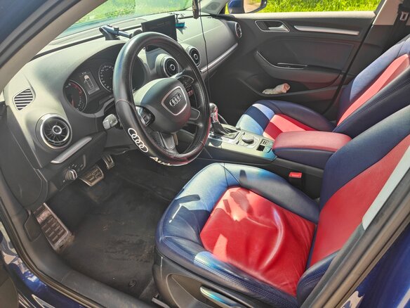 2013 Audi A3 III (8V), синий, 1400000 рублей - вид 8