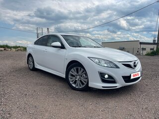 2010 Mazda 6 II (GH) Рестайлинг, белый, 805000 рублей, вид 3