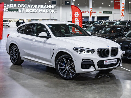 2018 BMW X4 30i II (G02), белый, 3949700 рублей, вид 4