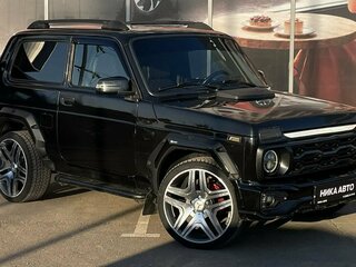 2019 Lada (ВАЗ) 2121 (4x4) Urban I Рестайлинг (2020), чёрный, 710000 рублей, вид 4