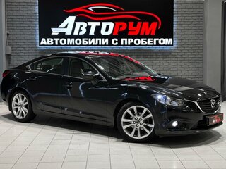 2016 Mazda 6 III (GJ) Рестайлинг, чёрный, 1907000 рублей, вид 1