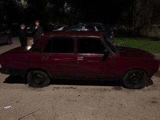 2007 Lada (ВАЗ) 2107, пурпурный, 45000 рублей, вид 2