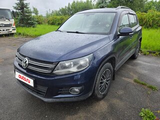 2014 Volkswagen Tiguan I Рестайлинг, синий, 999000 рублей, вид 2
