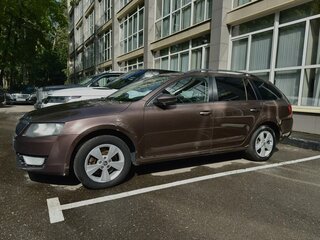 2014 Skoda Octavia III (A7), коричневый, 900000 рублей, вид 2