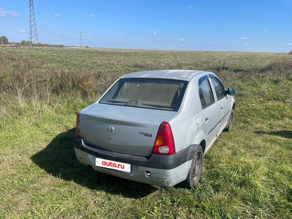 2006 Renault Logan I, серый, 85000 рублей - вид 2