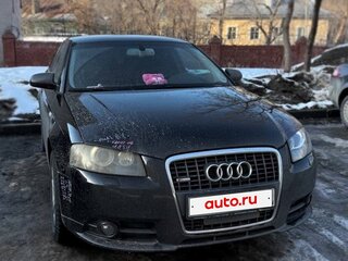2008 Audi A3 II (8P) Рестайлинг 1, чёрный, 620000 рублей, вид 1
