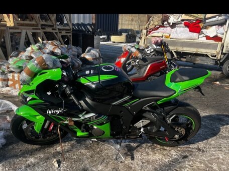 2017 Kawasaki ZX-10R Ninja, зелёный, 1550000 рублей, вид 2
