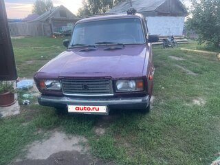2002 Lada (ВАЗ) 2107, пурпурный, 80000 рублей, вид 1