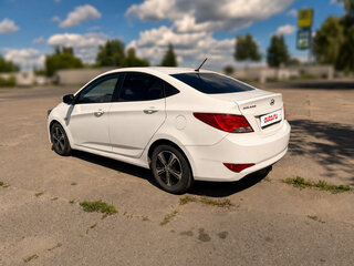 2016 Hyundai Solaris I Рестайлинг, белый, 1100000 рублей, вид 4