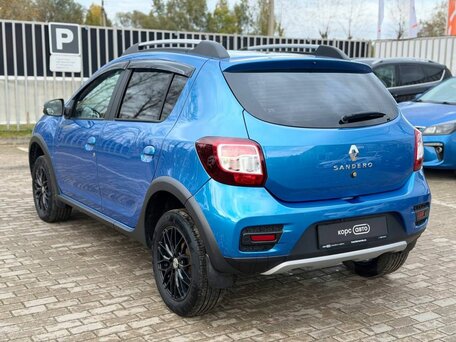 2021 Renault Sandero Stepway II Рестайлинг, синий, 1326700 рублей, вид 4