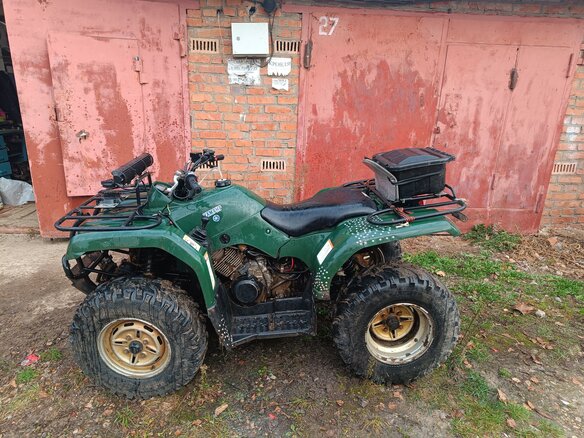 2008 Yamaha Grizzly 350, зелёный, 290000 рублей - вид 3