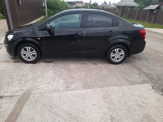2012 Chevrolet Aveo II, чёрный, 530000 рублей, вид 5