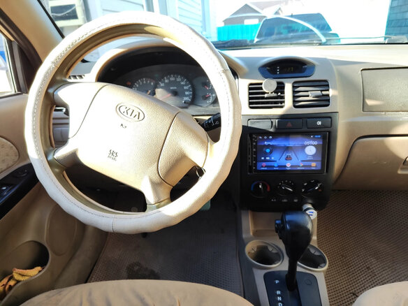 2005 Kia Rio I Рестайлинг, бежевый, 340000 рублей - вид 4