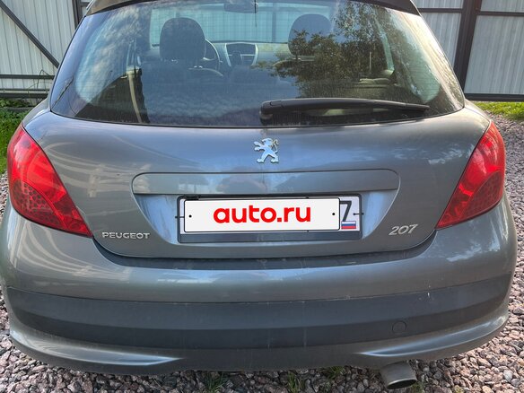 2009 Peugeot 207 I, серый, 380000 рублей - вид 1
