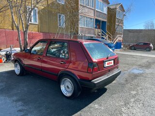 1989 Volkswagen Golf II, красный, 350000 рублей, вид 4