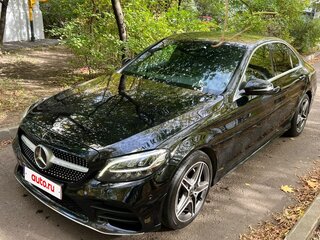 2019 Mercedes-Benz C-Класс 180 d IV (W205) Рестайлинг, чёрный, 2450000 рублей, вид 2