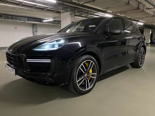 2021 Porsche Cayenne Turbo III, чёрный, 14790000 рублей, вид 1