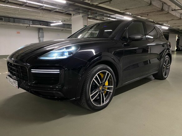 2021 Porsche Cayenne Turbo III, чёрный, 14790000 рублей