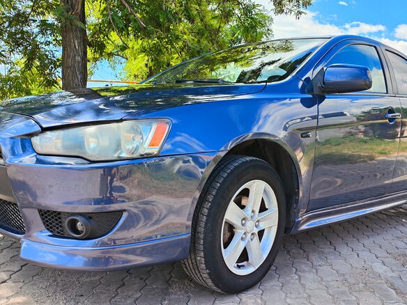 2008 Mitsubishi Lancer X, синий, 1000000 рублей - вид 5