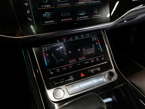 2018 Audi A8 Long 55 TFSI IV (D5), чёрный - вид 23