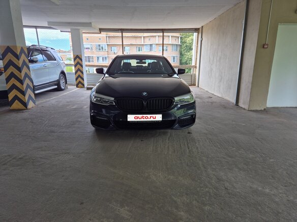 2019 BMW 5 серии 530d xDrive VII (G30/G31/G38), чёрный - вид 2