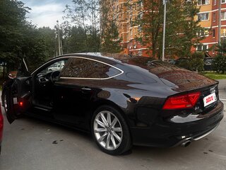 2014 Audi A7 I (4G) Рестайлинг, чёрный, 2450000 рублей, вид 4