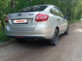 2014 Lada (ВАЗ) Granta I, серебристый, 270000 рублей, вид 3