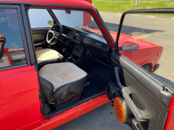 1997 Lada (ВАЗ) 2107, красный, 150000 рублей - вид 6