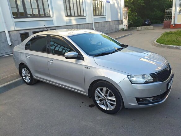 2018 Skoda Rapid I Рестайлинг, серебристый - вид 2