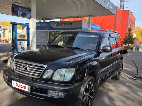 2003 Lexus LX 470 II Рестайлинг, чёрный, 1820000 рублей, вид 1