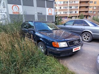 1991 Audi 100 IV (C4), синий, 250000 рублей, вид 2