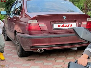 2001 BMW 3 серии 318i IV (E46), красный, 350000 рублей, вид 4