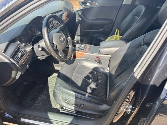 2012 Audi A6 IV (C7), чёрный, 1300000 рублей - вид 4