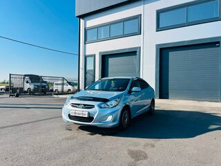 2011 Hyundai Solaris I, голубой, 949000 рублей, вид 2