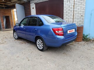 2019 Lada (ВАЗ) Granta I Рестайлинг, синий, 545000 рублей, вид 4