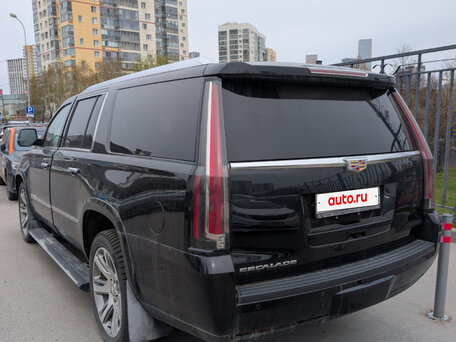 2016 Cadillac Escalade ESV IV, чёрный, 3550000 рублей, вид 2